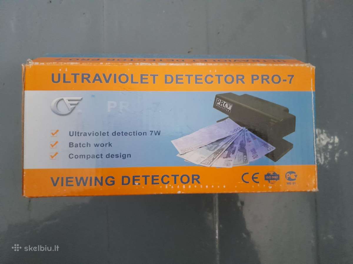 Ultravioletinis pinigų tikrinimo apar. Pro-7 (7w)