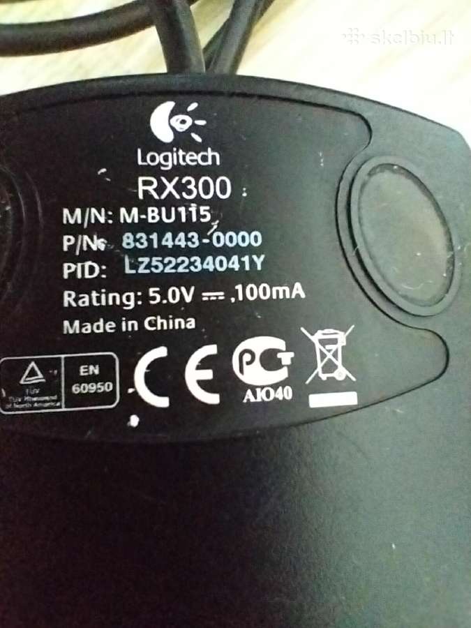Kokybiška Pc pelė Logitech - nuotraukos Nr. 2