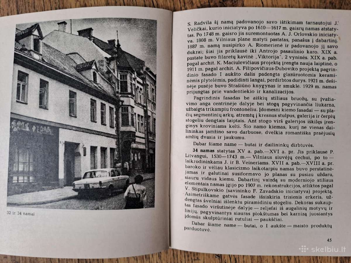 Namu istorijos Pilies gatveje Vilniuje.1984 mt, - nuotraukos Nr. 5