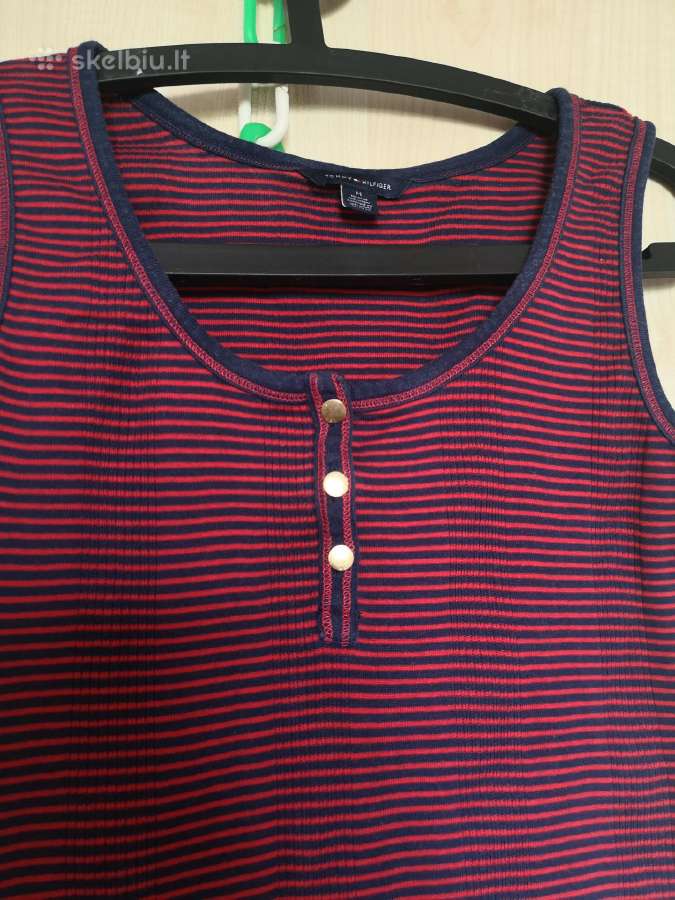 Tommy Hilfiger dryžuoti berankoviai marškinėliai - nuotraukos Nr. 3