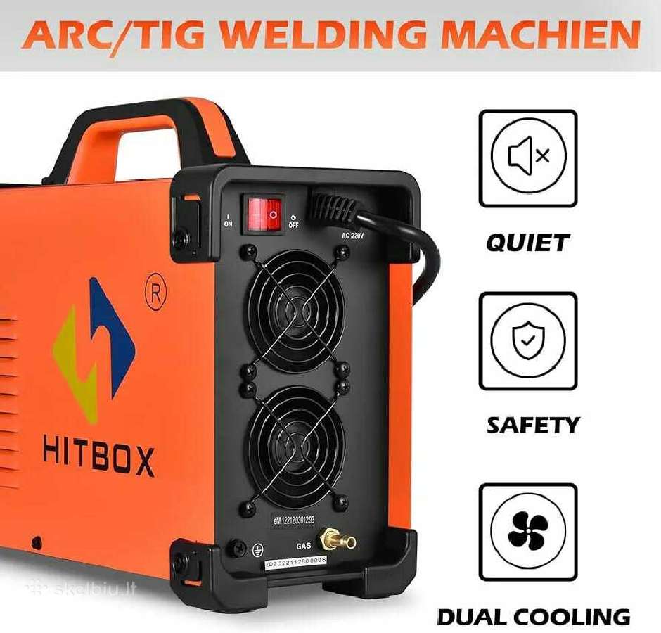 Tig Ac/dc aparatas aliuminiui Hitbox 250 P - nuotraukos Nr. 6