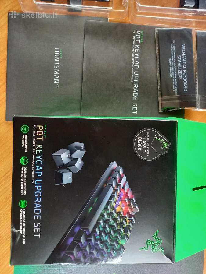 Razer Pbt klaviatūros klavišai (Nordic) - nuotraukos Nr. 6
