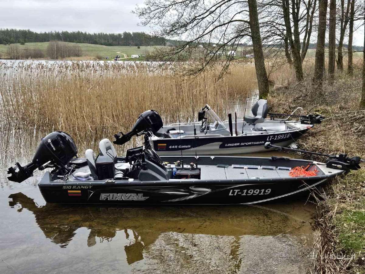 Žvejybinių laivų nuoma – Finval 510 ir Linder 445