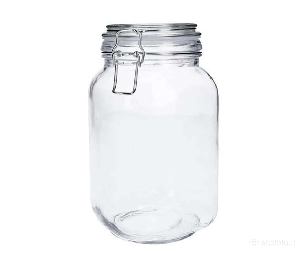 Stiklainis su sandariu dangteliu 1500ml