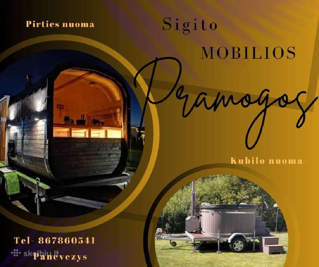 Mobilaus kvadratinio kubilo ir pirties nuoma