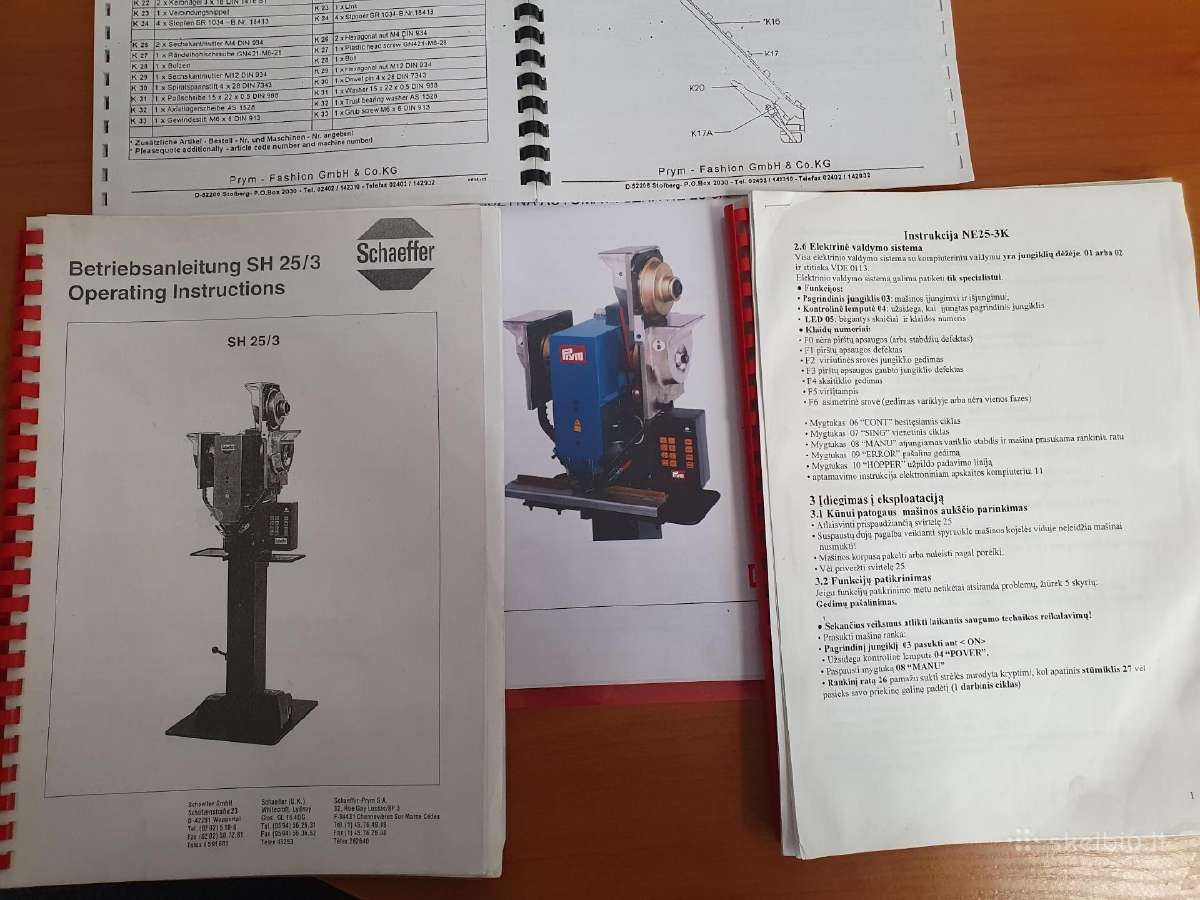 Spaudžų kniedžių automatinis elektrin. presas Prym - nuotraukos Nr. 8