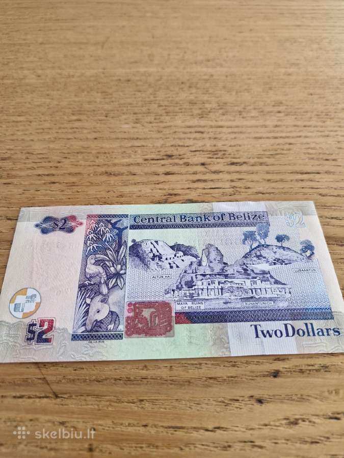 Belizas 2 Doleriai 2017 m. Unc - nuotraukos Nr. 2