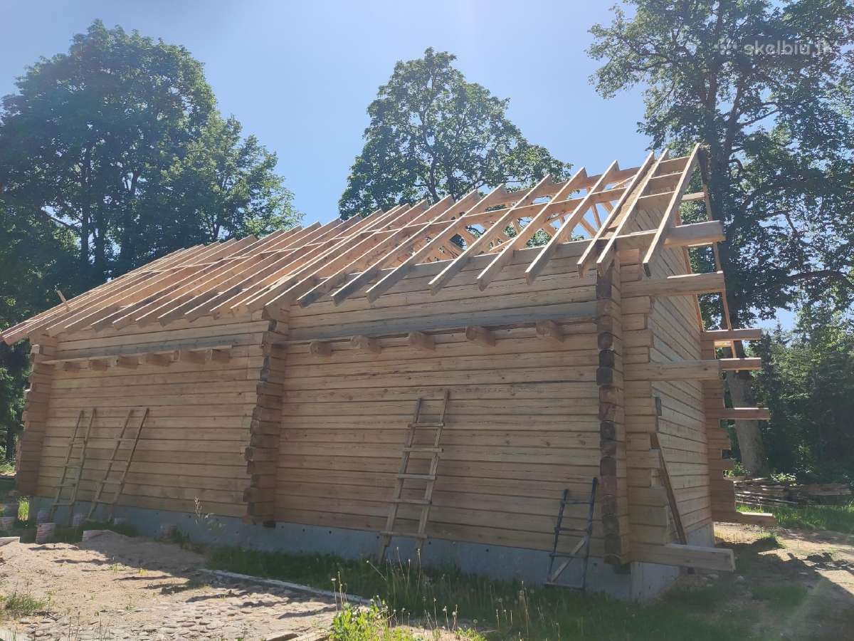 Karkasiniai namai, stogai, terasos - nuotraukos Nr. 10