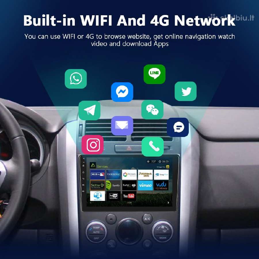 Mercedes Benz Eklasė W211 W219 android multimedija - nuotraukos Nr. 6
