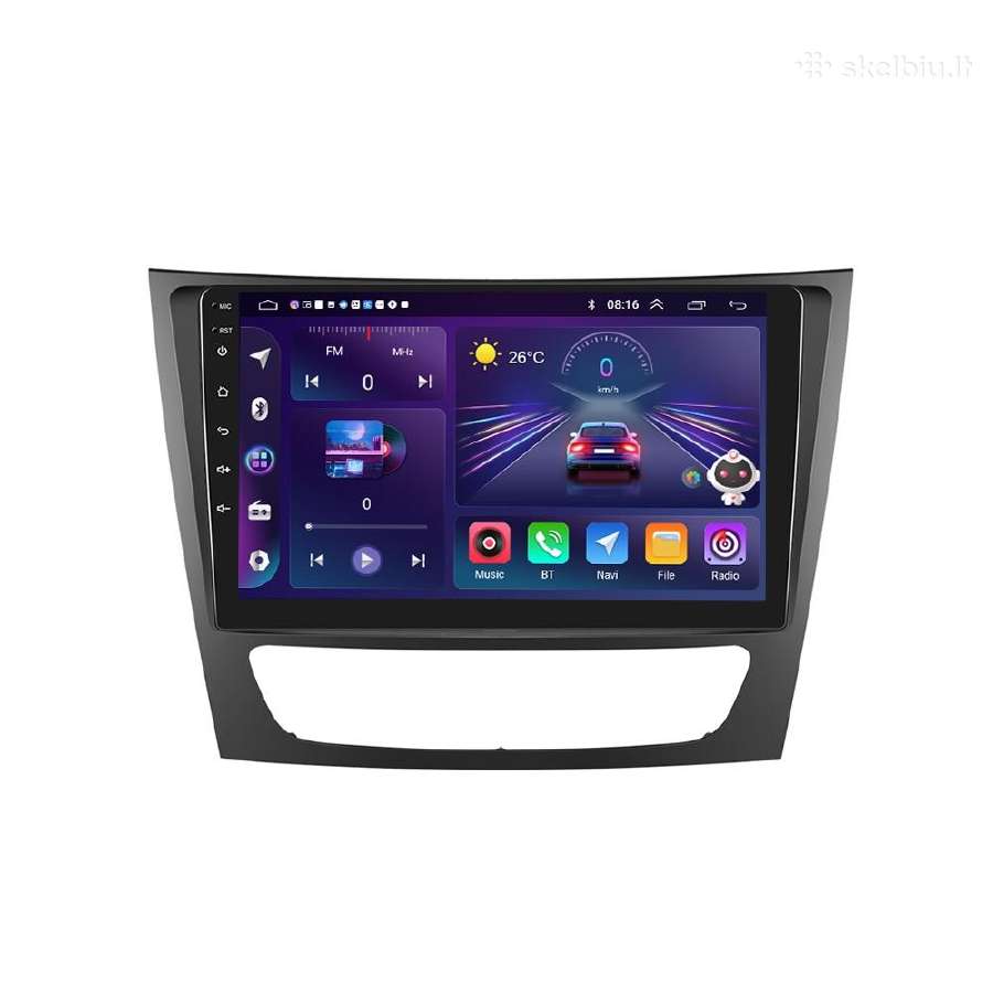 Mercedes Benz Eklasė W211 W219 android multimedija