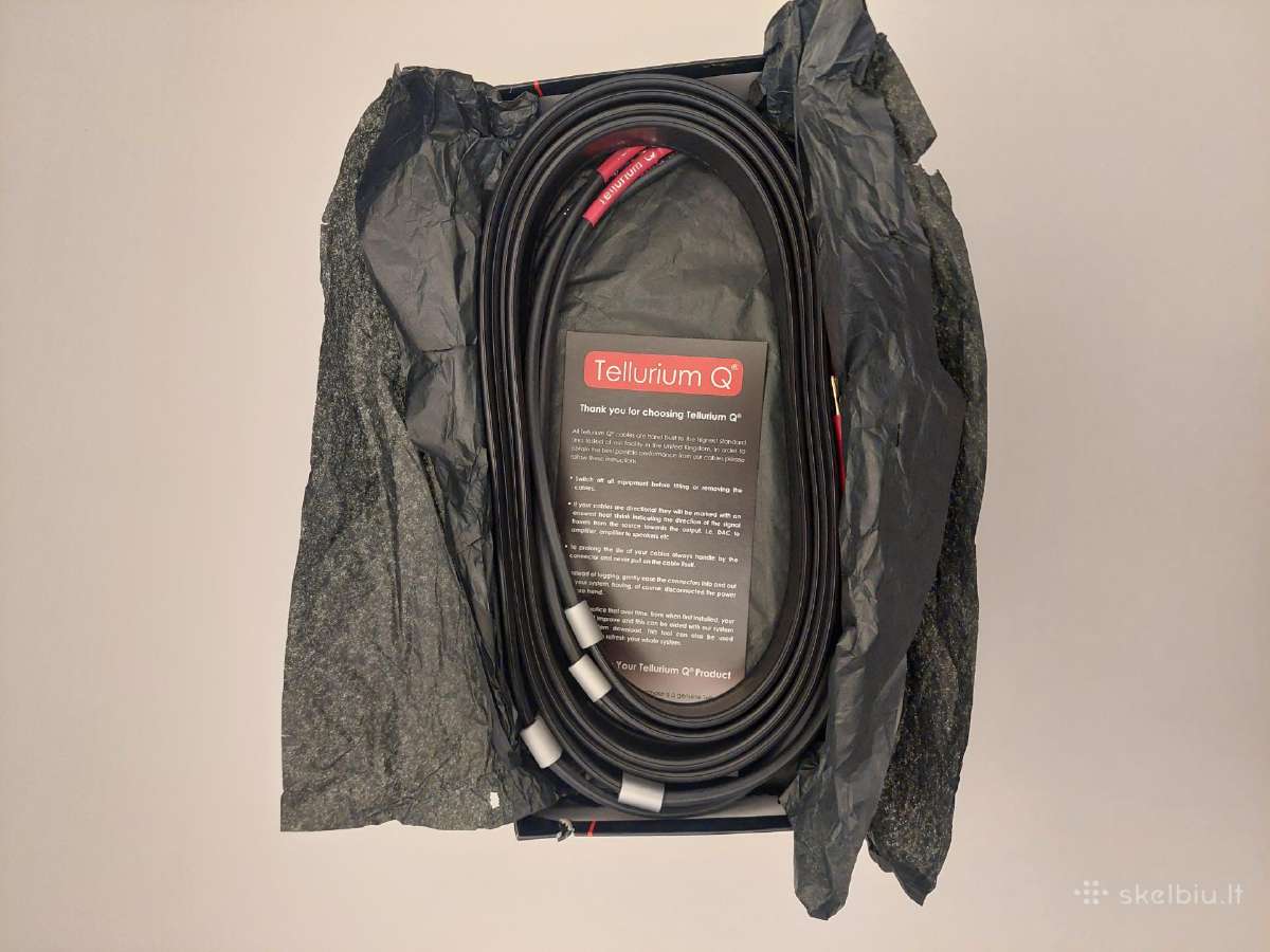 Laidai (jumper) kolonėlėms Tellurium Q Ultra Black - nuotraukos Nr. 4