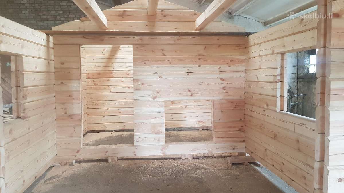 Rąstinė pirtelė. Rąstinis namelis - nuotraukos Nr. 3