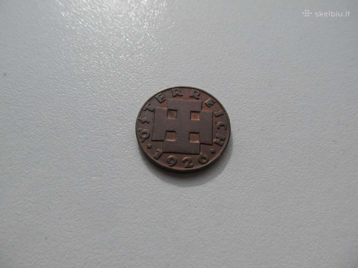 2 groschen , Austrija ,1925 , 1926, 1937 - nuotraukos Nr. 4