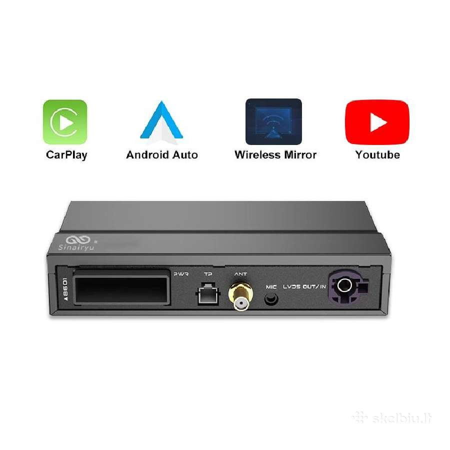 Audi automobiliu carplay ir android auto funkcija