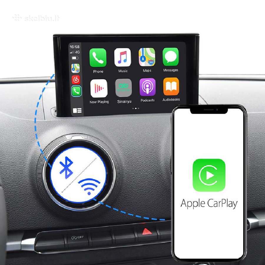 Audi automobiliu carplay ir android auto funkcija - nuotraukos Nr. 3