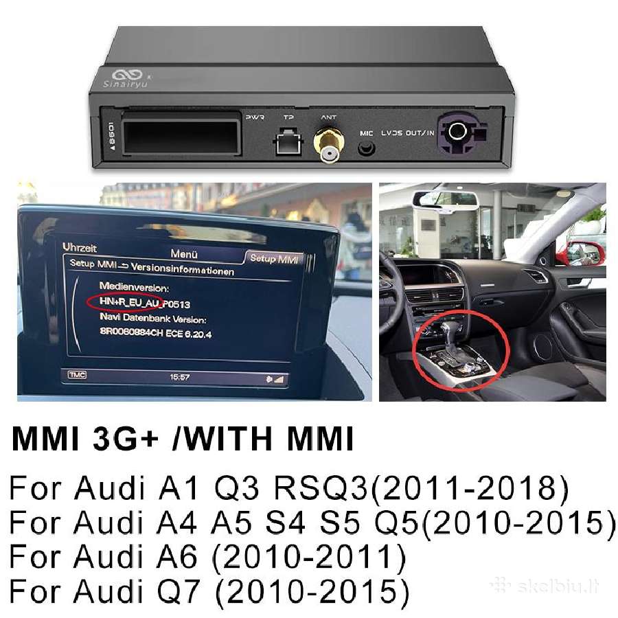 Audi automobiliu carplay ir android auto funkcija - nuotraukos Nr. 12