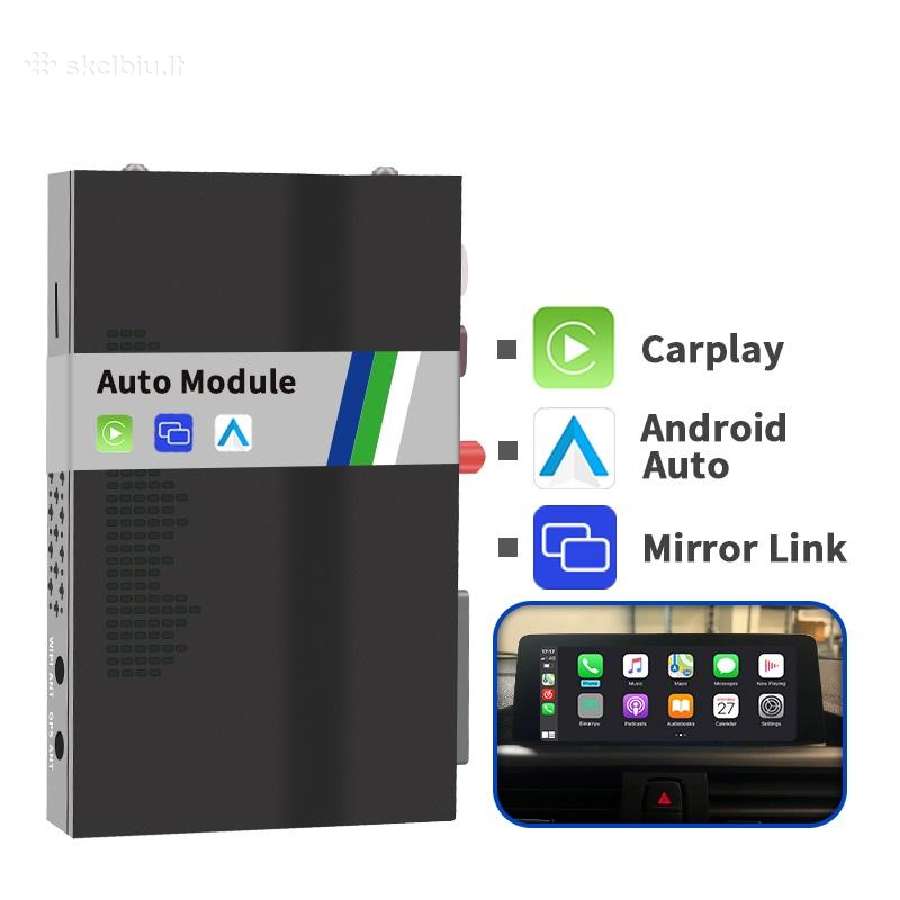 Bmw automobiliu carplay ir android auto funkcija