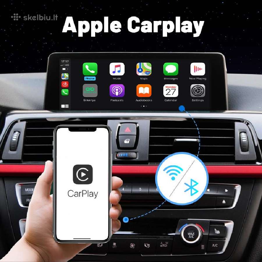 Bmw automobiliu carplay ir android auto funkcija - nuotraukos Nr. 5