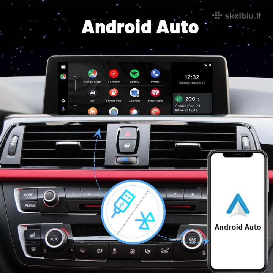 Bmw automobiliu carplay ir android auto funkcija - nuotraukos Nr. 6