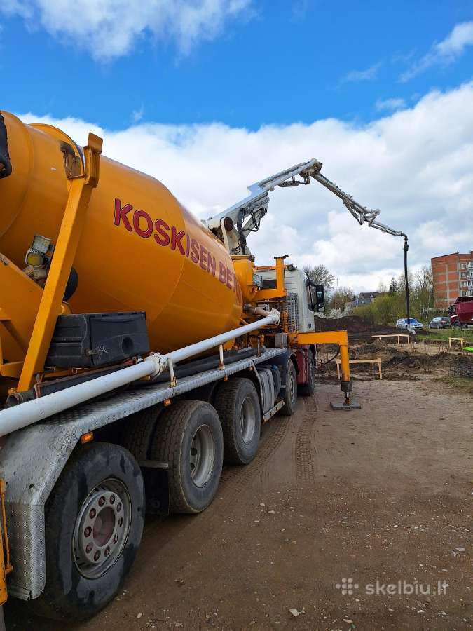 Betono siurblys / pompa 7m3 Klaipeda - nuotraukos Nr. 17