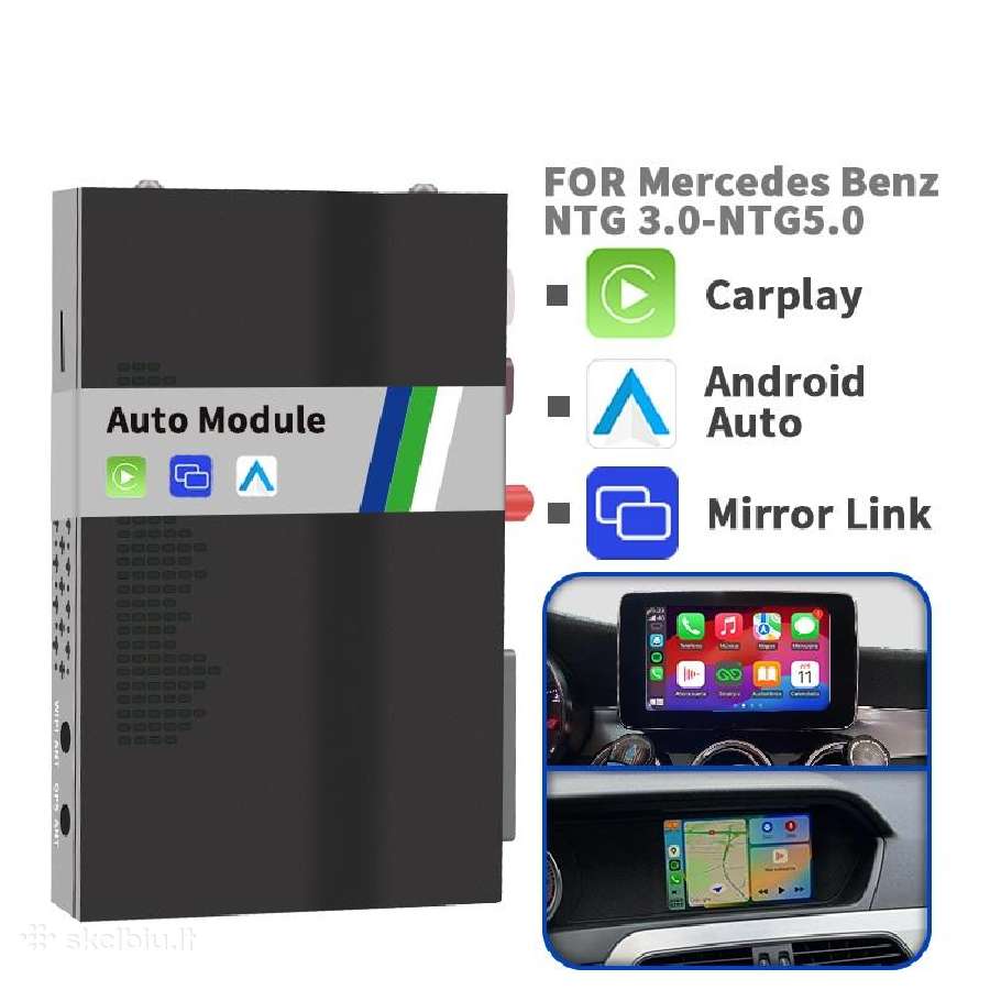 Mercedes Benz MB carplay ir android auto funkcija