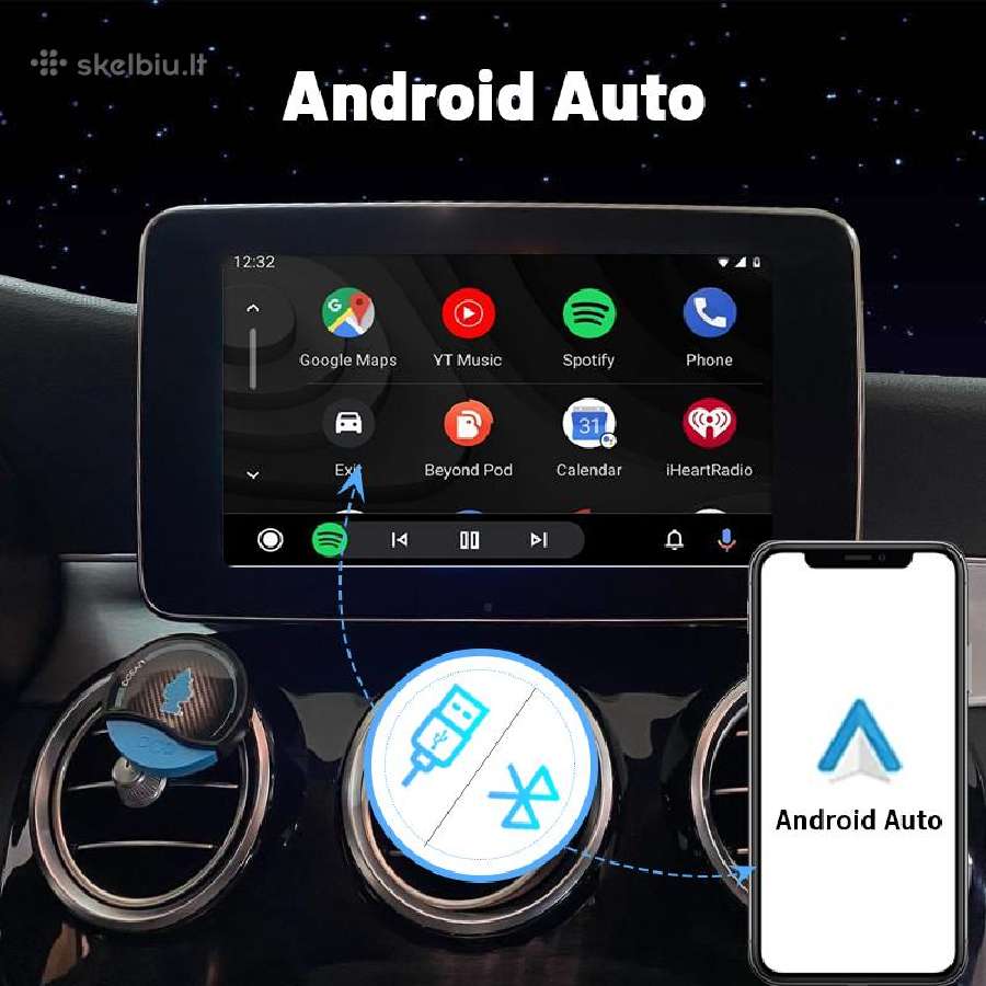 Mercedes Benz MB carplay ir android auto funkcija - nuotraukos Nr. 3