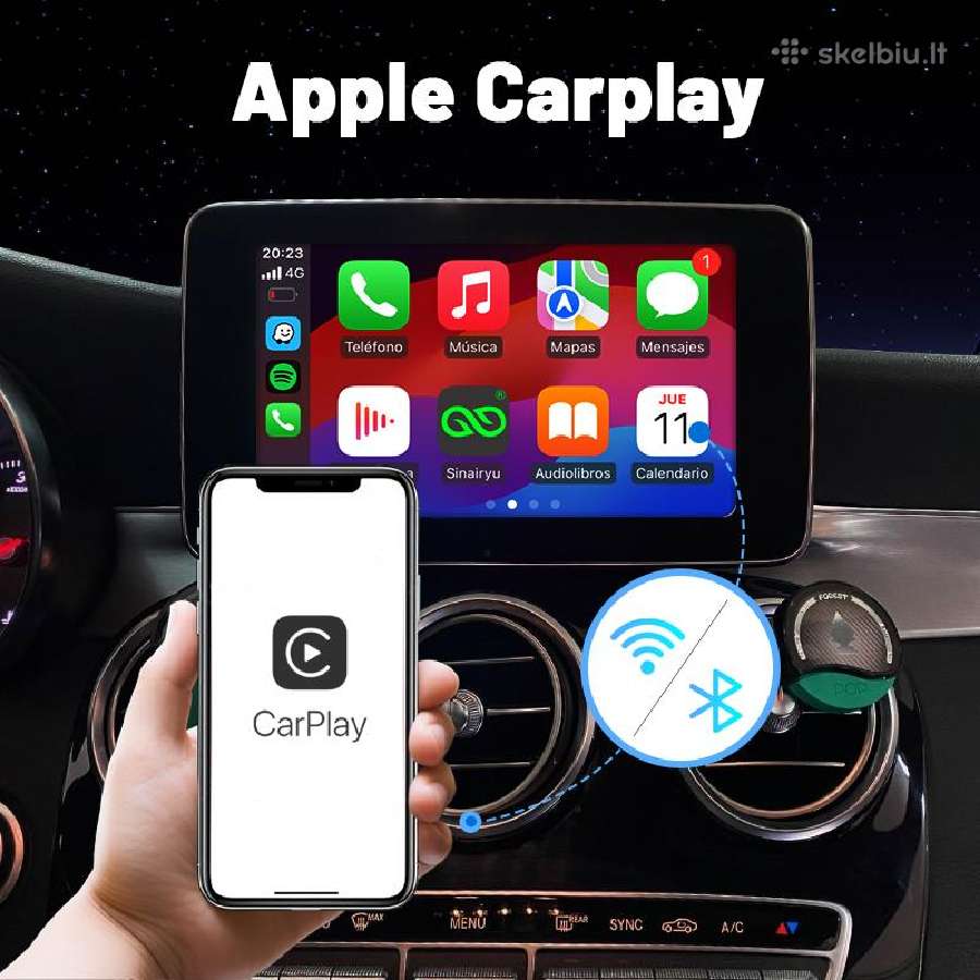 Mercedes Benz MB carplay ir android auto funkcija - nuotraukos Nr. 4
