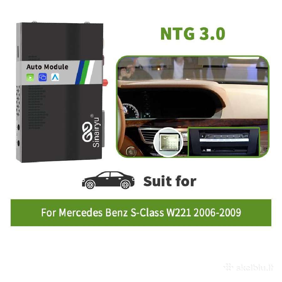 Mercedes Benz MB carplay ir android auto funkcija - nuotraukos Nr. 9