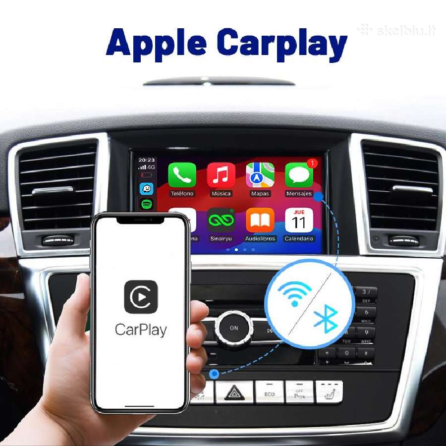 Mercedes Benz MB carplay ir android auto funkcija - nuotraukos Nr. 13