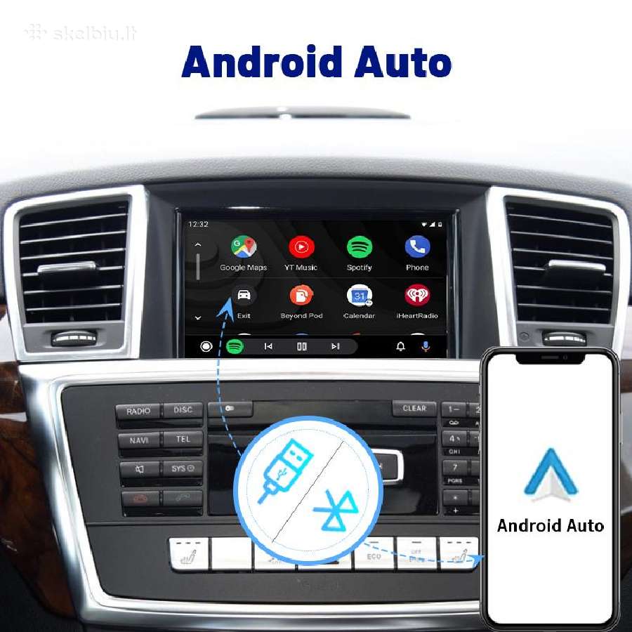 Mercedes Benz MB carplay ir android auto funkcija - nuotraukos Nr. 14