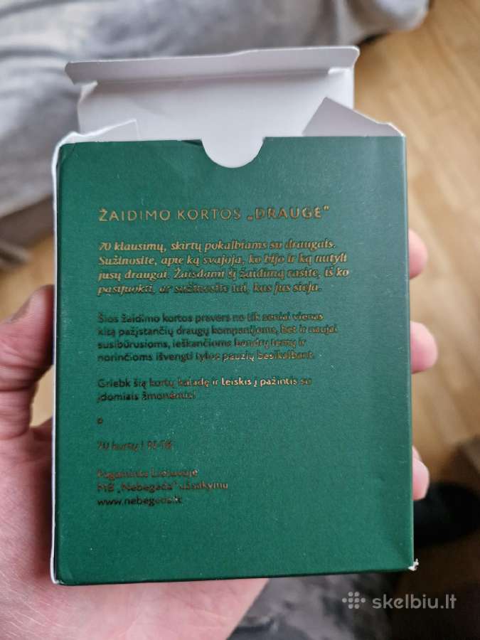 Nebegėda pokalbių kortelės - stalo žaidimas - nuotraukos Nr. 2