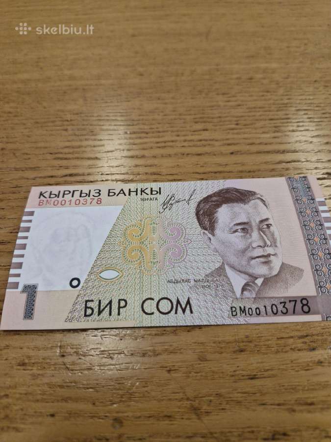 Kirgizija 1 Somas 1999m. Unc