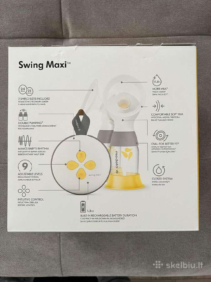 Pientraukis Medela Swing Maxi - nuotraukos Nr. 3
