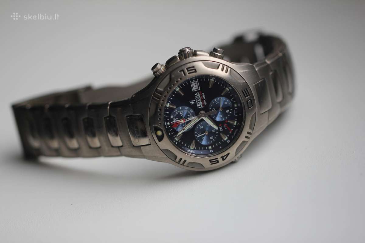 Festina originalus quartz titanium mod.16049 - nuotraukos Nr. 4