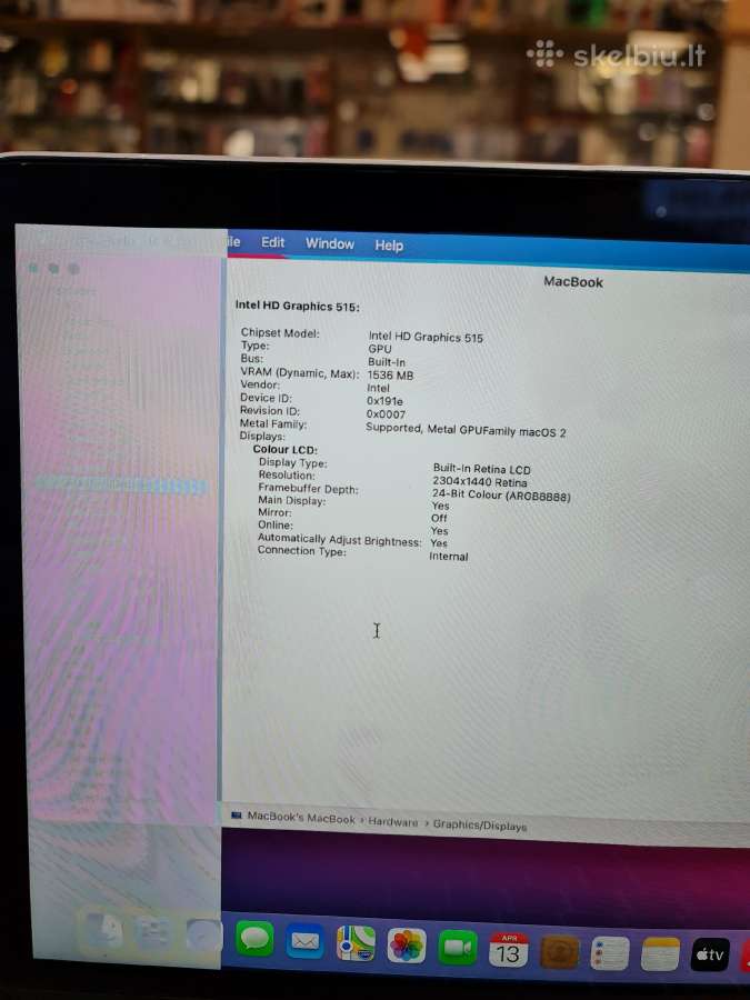 MacBook (Retina 12" 2016) M3/8/256/ciklai 736 - nuotraukos Nr. 4