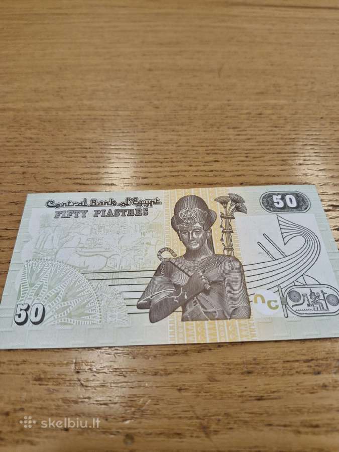 Egiptas 50 Piastrų 2017m. Unc - nuotraukos Nr. 2