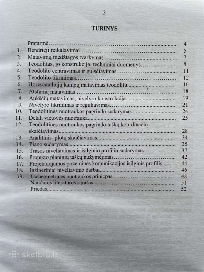 Geodezijos metodika ir užduotys - nuotraukos Nr. 2
