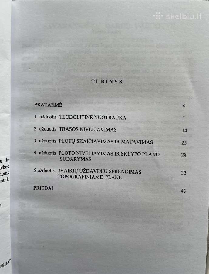 Geodezijos metodika ir užduotys - nuotraukos Nr. 3