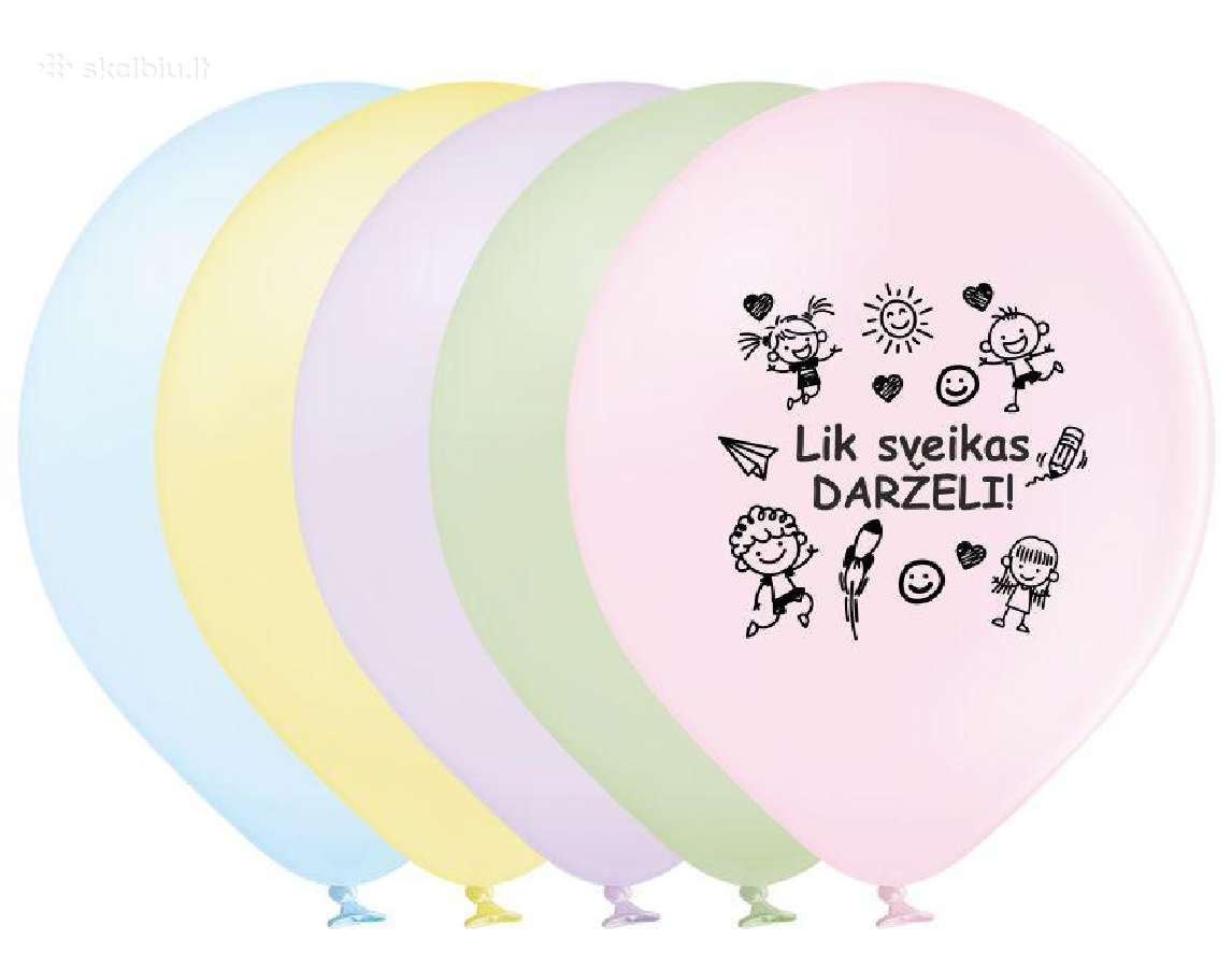 Helio balionai Foliniai balionai Foliniai skaičiai - nuotraukos Nr. 8