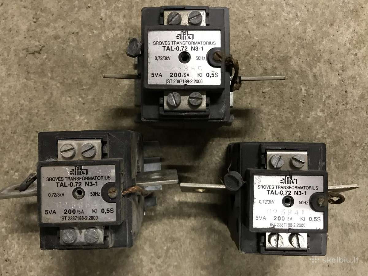 Srovės transformatorius Tal-0,72 200/5 A - nuotraukos Nr. 2