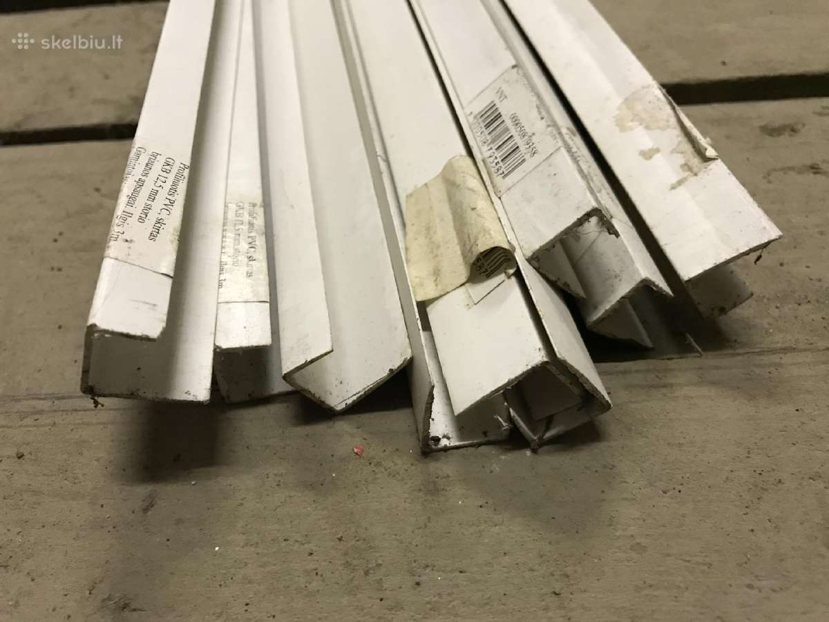 Pvc profilis "J" gipso kartono kraštams 12,5mm, 3m - nuotraukos Nr. 2