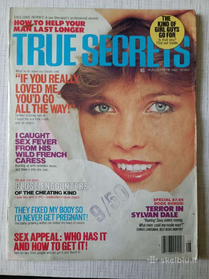 Vintažinis žurnalas true secrets 1978