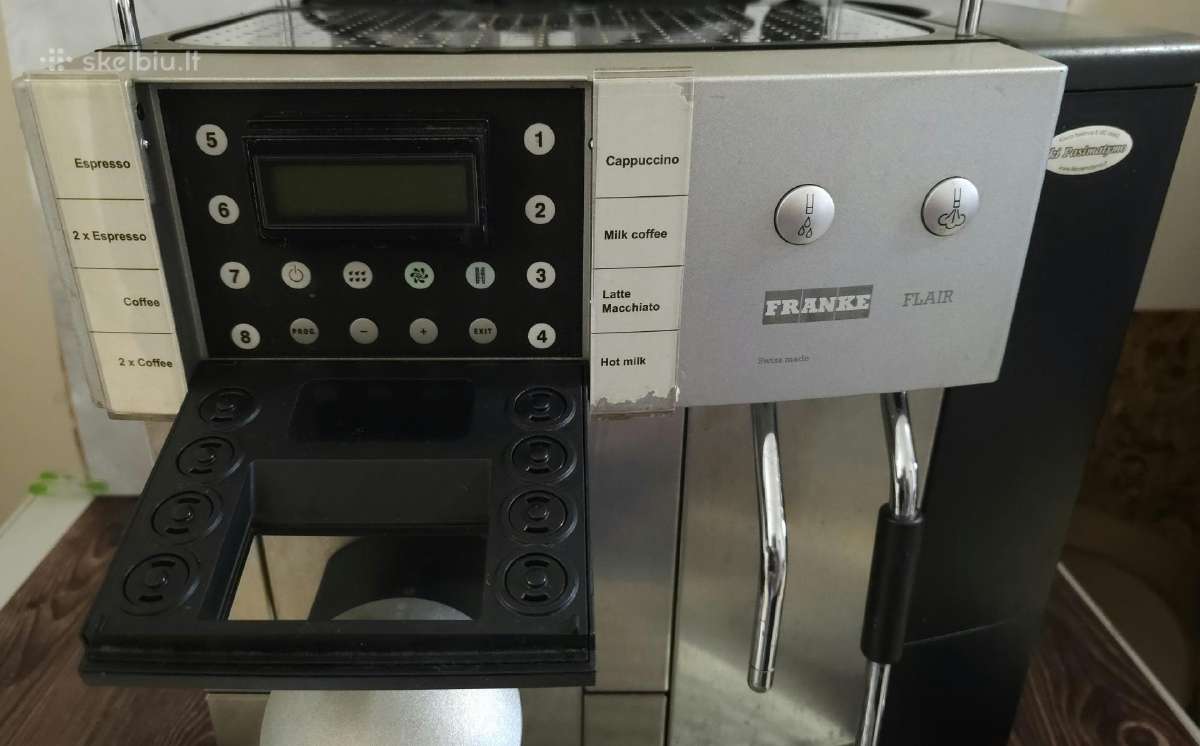 Franke Flair automatinis kavos aparatas - nuotraukos Nr. 5
