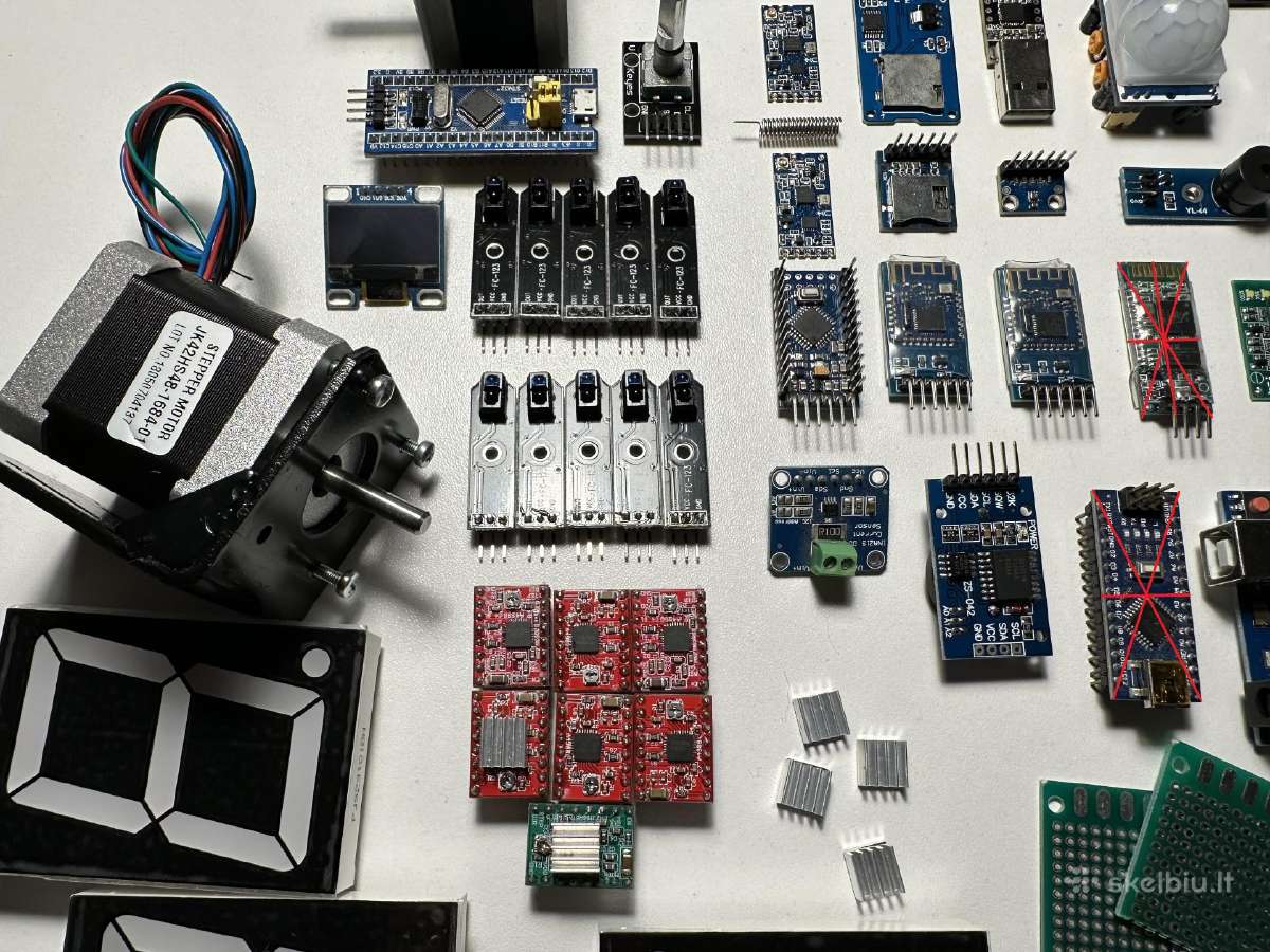 Arduino, Esp, Stm, Raspberry jutikliai, priedai - nuotraukos Nr. 5