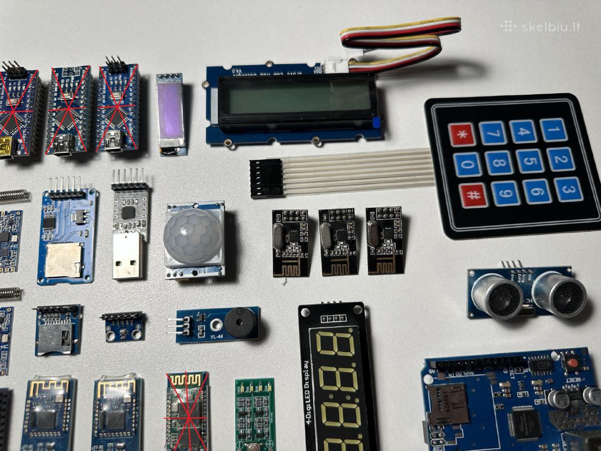 Arduino, Esp, Stm, Raspberry jutikliai, priedai - nuotraukos Nr. 7