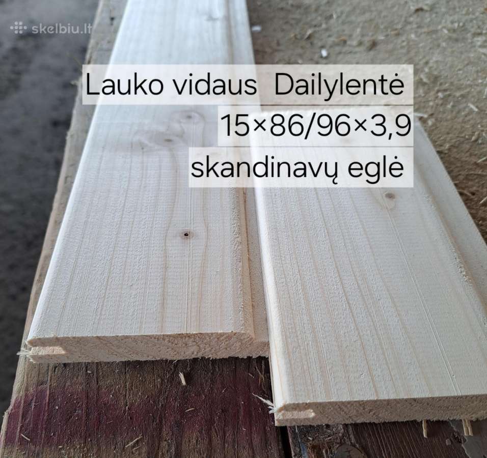 Sandėliukai ir visa medienos apdaila - nuotraukos Nr. 18