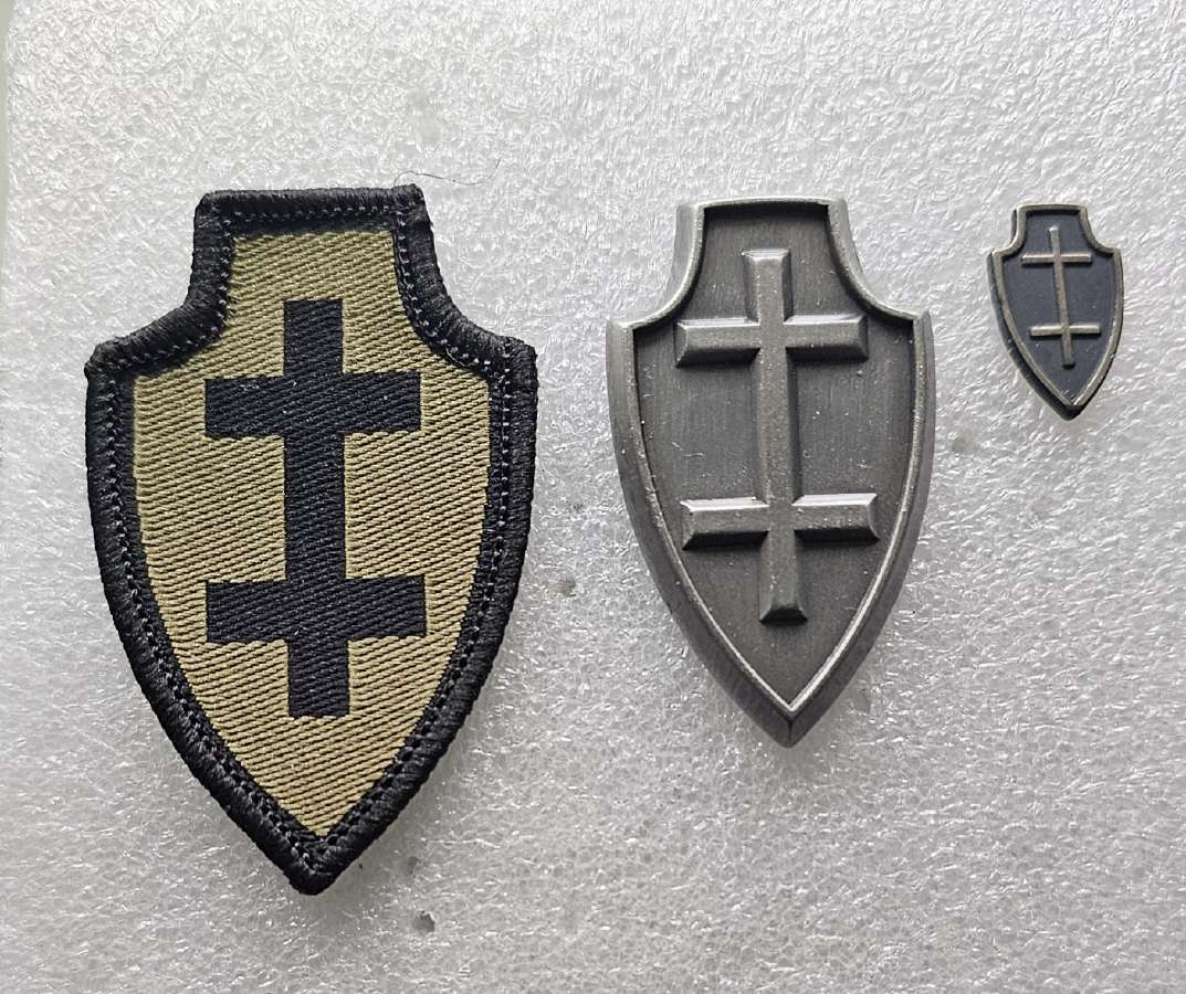 Šaulių krūtininiai ženklai.
