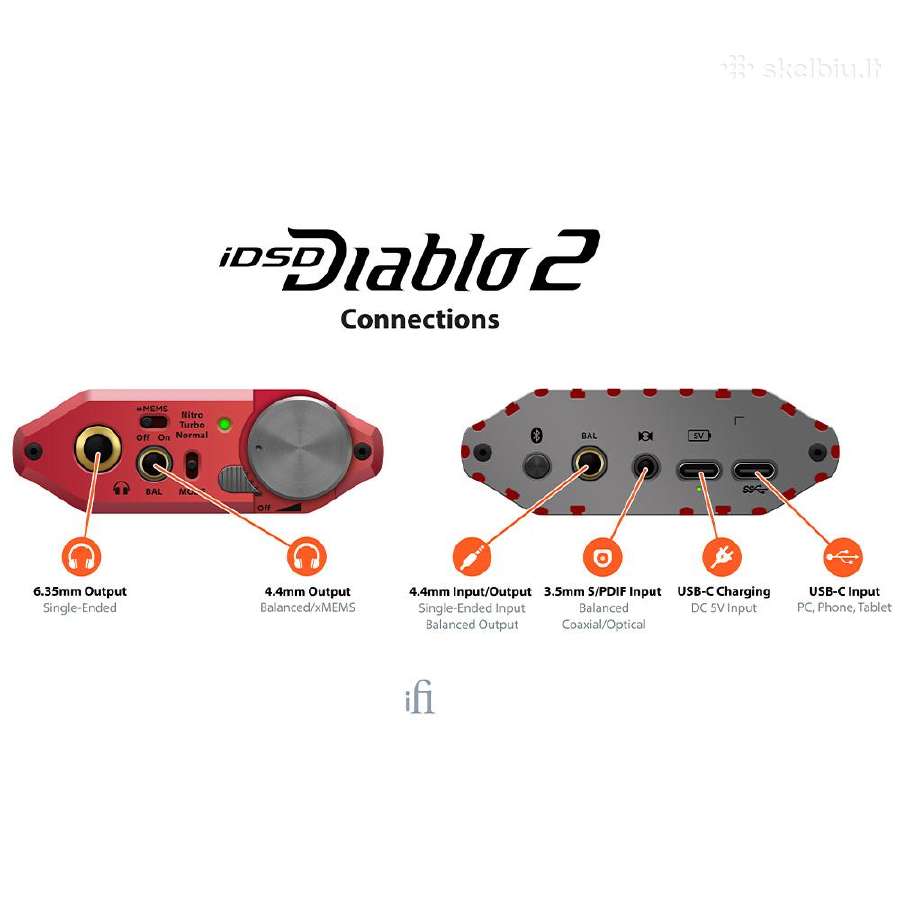 Ifi Audio idsd Diablo 2 dac/headphone amp - nuotraukos Nr. 4