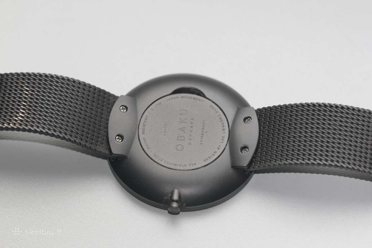 Obaku Denmark originalus,idealus quartz mot. - nuotraukos Nr. 8
