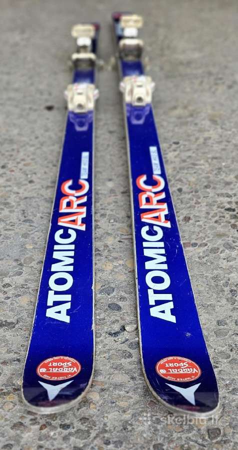 Slidės Atomic Arc Team Racing 190 su apkaustais - nuotraukos Nr. 7